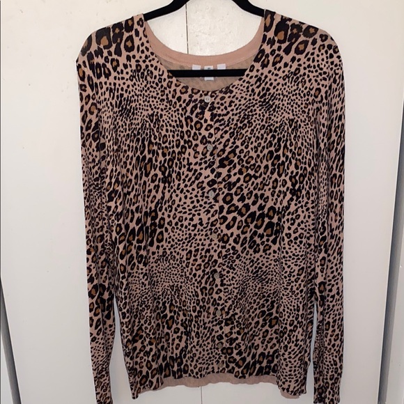 Leopard Print Long Sleeve Top - Picture 1 of 2